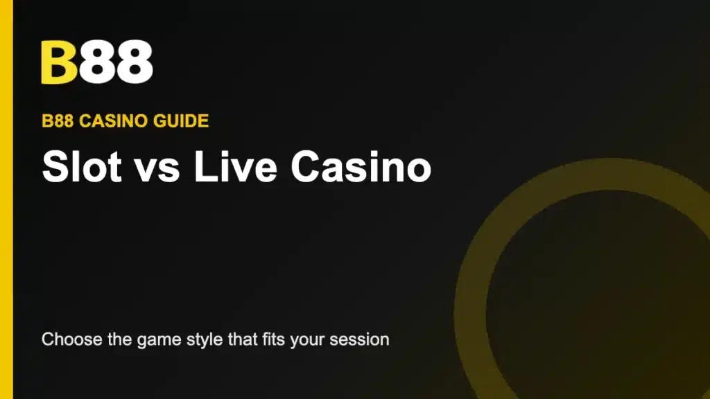 Slot vs Live Casino: Which Game Type Suits You Best? featured image