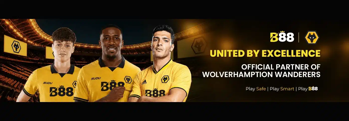 B88 football partnership promotional banner