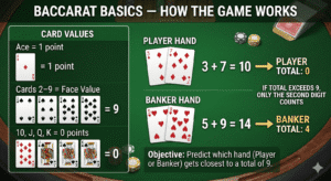 Baccarat basics – how the game works