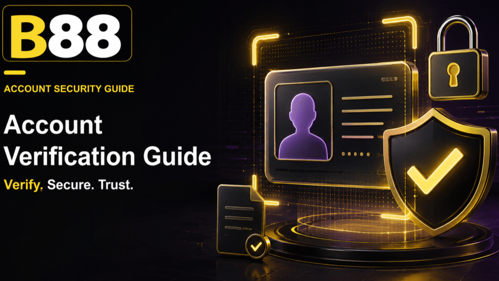 B88 account verification guide with secure ID check