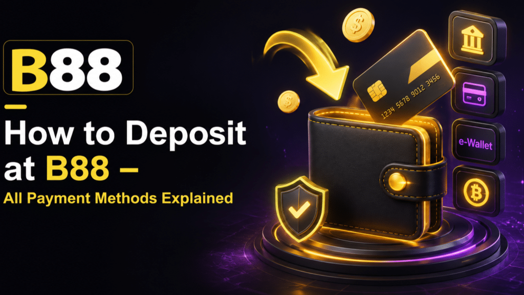 How to deposit at B88 using payment methods
