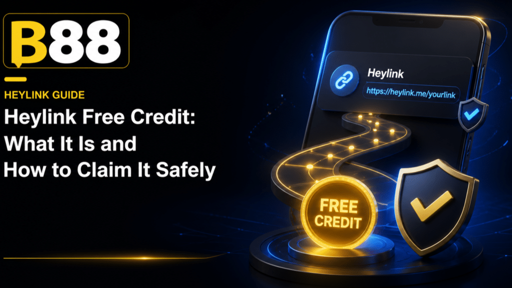 Heylink free credit safe claim guide with B88 verification